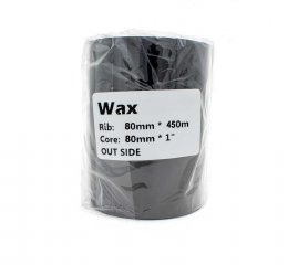 Риббон G100 Wax Black 80 мм/450 м